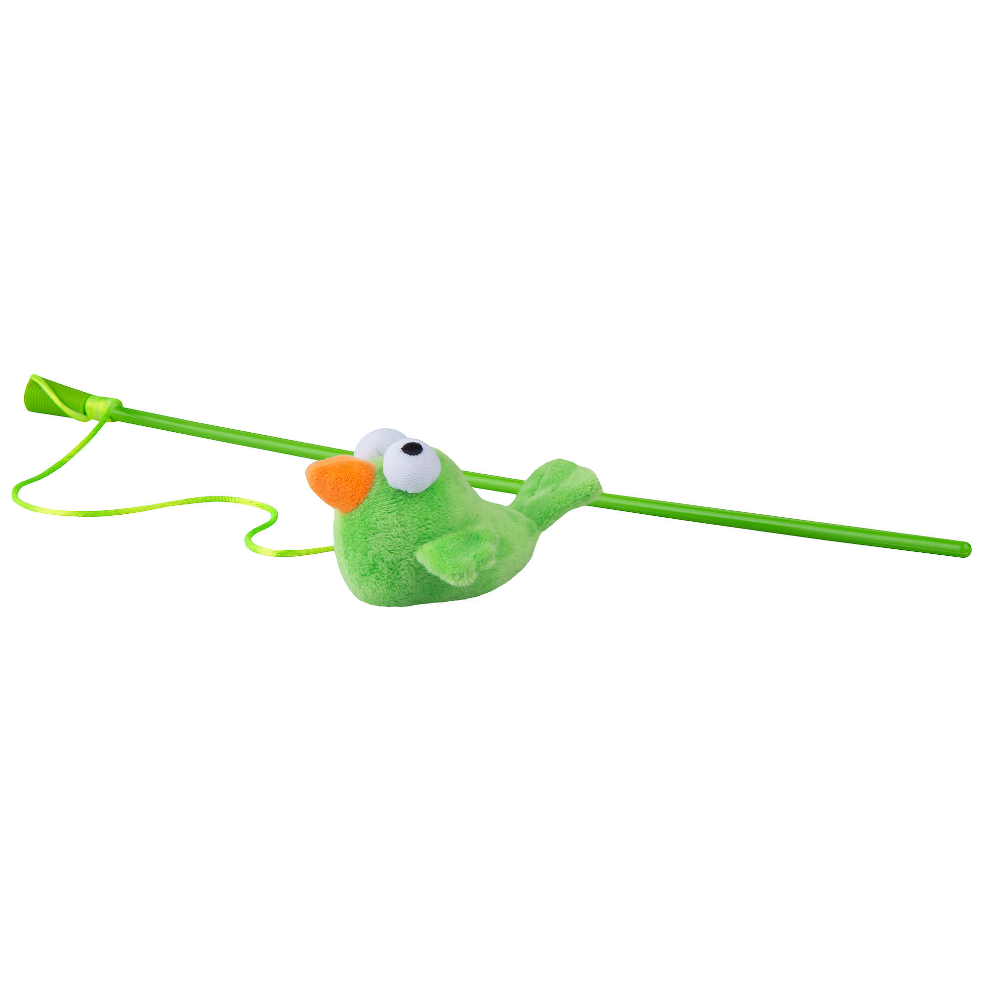 ROGZ Catnip žalia lazdelė su paukščiuku 80cm